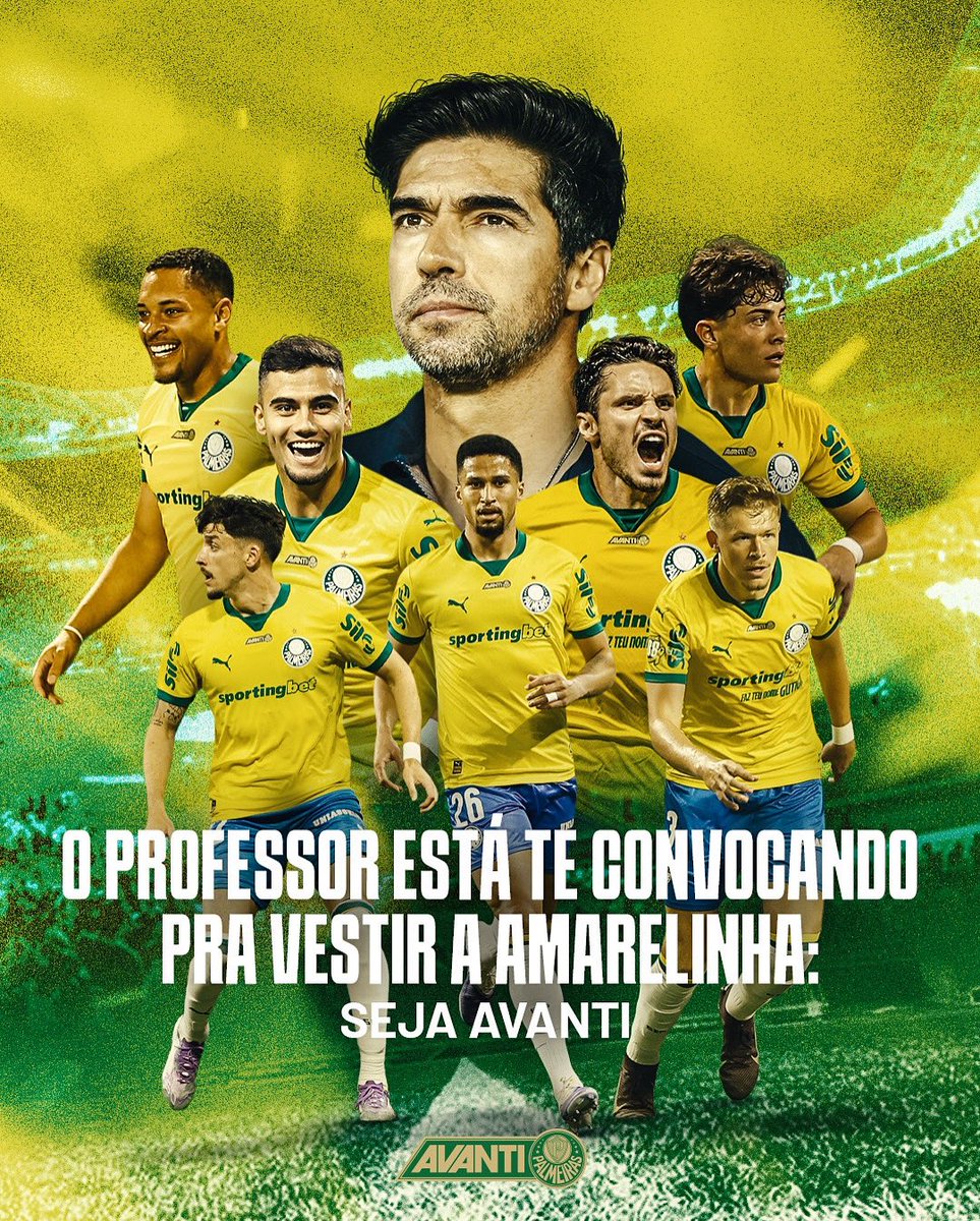 avantipalmeiras's tweet image. A 𝐚𝐦𝐚𝐫𝐞𝐥𝐢𝐧𝐡𝐚 segue invicta e o professor mandou o papo 📢
Seja Avanti e vamos 𝐉𝐔𝐍𝐓𝐎𝐒 na campanha do Brasileirão: palmeiras.com.br/avanti 📲
#OPoderDoAvanti