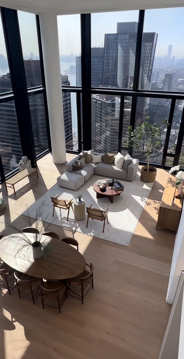 High ceiling apartment.