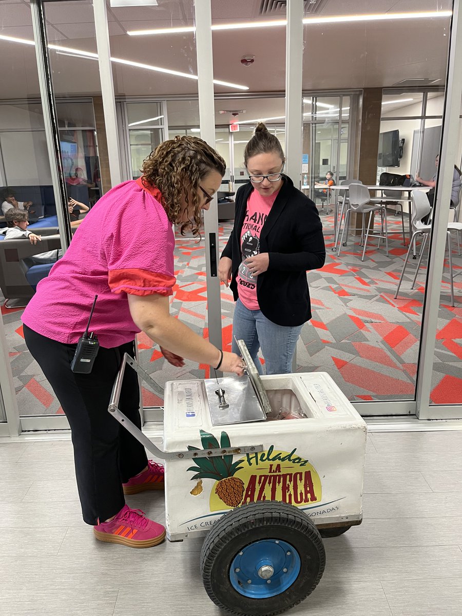 MMS staff wrapped up Hispanic Heritage Month with a sweet celebration — Helados popsicles for everyone! 🍧🎉 #HispanicHeritageMonth #MMSPride
