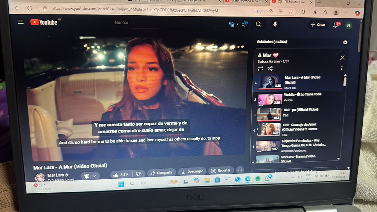 VAMOS POR ESOS 100k!! acá pondré capturas de  A Mar ❤️‍🩹 ✨

Acá les dejo dos playlist que encontré! Si tienen más pueden dejarlas abajo 🫶🏻🫶🏻

youtube.com/playlist?list=…

youtube.com/playlist?list=…