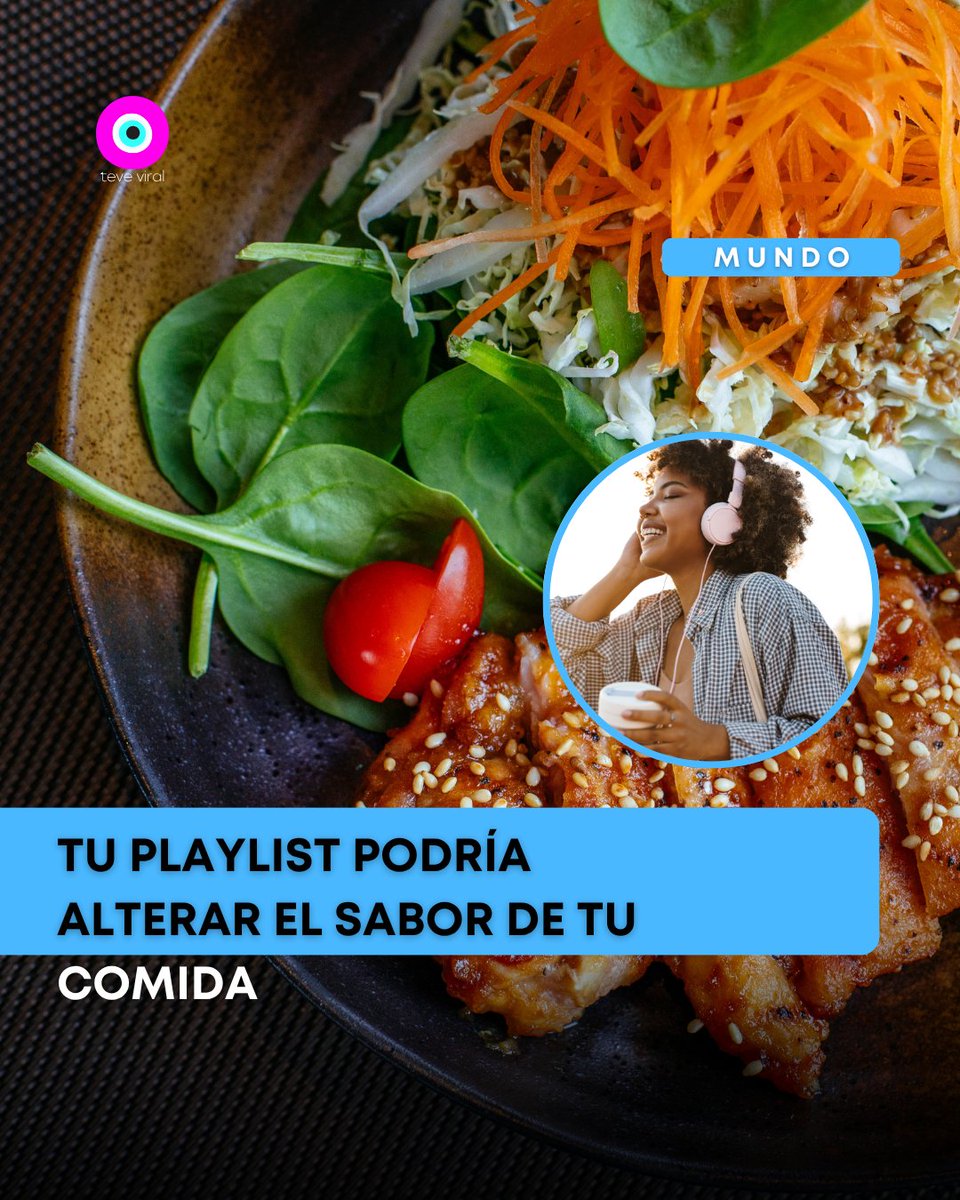 teveviral's tweet photo. Un estudio del Oxford Crossmodal Research Laboratory revela que la música puede alterar la forma en que percibimos los sabores. Tonos agudos hacen que algo sepa más dulce, mientras que los graves acentúan los matices amargos o intensos. 
#Neurogastronomía  #Noticias https://t.co/9n78LtQQhR