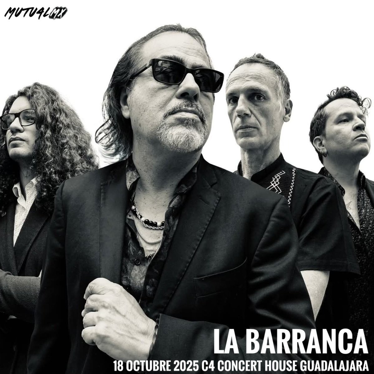 Presentando su icónico álbum debut, El Fuego de la Noche (1996), <a href="/LaBarrancaMx/">La Barranca</a> se presentará en Guadalajara festejando 30 años de música, de historias y de legado cultural, este 18 de octubre en el <a href="/C4ConcertHouse/">C4 Concert House</a> 🎶🖤

Presentado por Grupo C3 Stage 
🎟️: eventos.ticketnowmexico.com/eventperforman…