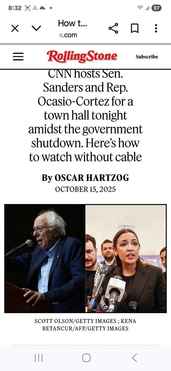 <a href="/bluhue123/">A</a> Bernie Sanders is the best! <a href="/SenSanders/">Sen. Bernie Sanders</a> and <a href="/AOC/">Alexandria Ocasio-Cortez</a> 
"Shutdown America: Town Hall" on <a href="/CNN/">CNN</a> #CNN 9pm
#Inners <a href="/allinwithchris/">All In with Chris Hayes</a> 
#NotMeUs #FeelTheBern 
#TrumpShutdown <a href="/youngdems/">Young Democrats of America</a> #Shutdown #Climate #ClimateCrisis <a href="/sunrisemvmt/">Sunrise Movement 🌅</a>
