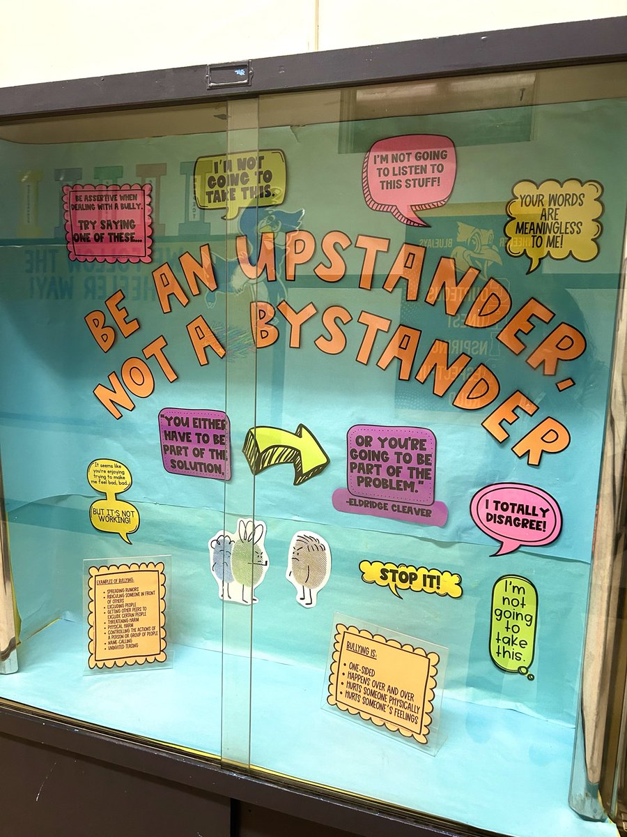October is National Bullying Prevention Month! 🧡 Students are encouraged to use assertive communication to speak up for themselves and support others 💬🛑✋ Be an UPSTANDER, not a bystander! 🗣️ #TeamWheeler <a href="/WheelerAvenue/">Wheeler Avenue School</a> <a href="/VS13UFSD/">ValleyStream13UFSD</a>