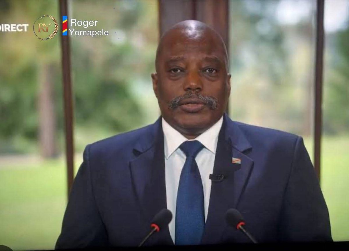 #RDC🇨🇩: Joseph Kabila, who has a death sentence in abstentia, announced candidate for the presidential election of 2028.