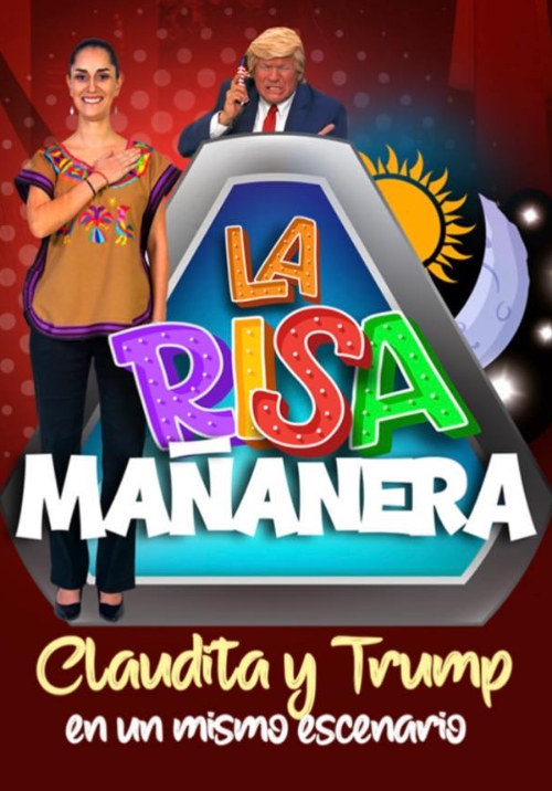 LopezArriagaMX's tweet photo. ⭐️LO RECIENTE⭐️#TamaraHenaine, nieta de #Capulina, protagoniza parodia de #ClaudiaSheinbaum en varios teatros de la capital mexicana, junto al actor #HersonAndrade, imitador de personajes como #Noroña y #Trump, en un espectáculo denominado #LaRisaMañanera que ya mereció un reportaje de toda una plana en el #NewYorkTimes.😬 Enlace a su sitio en Facebook: https://t.co/X4ggsPlCKF