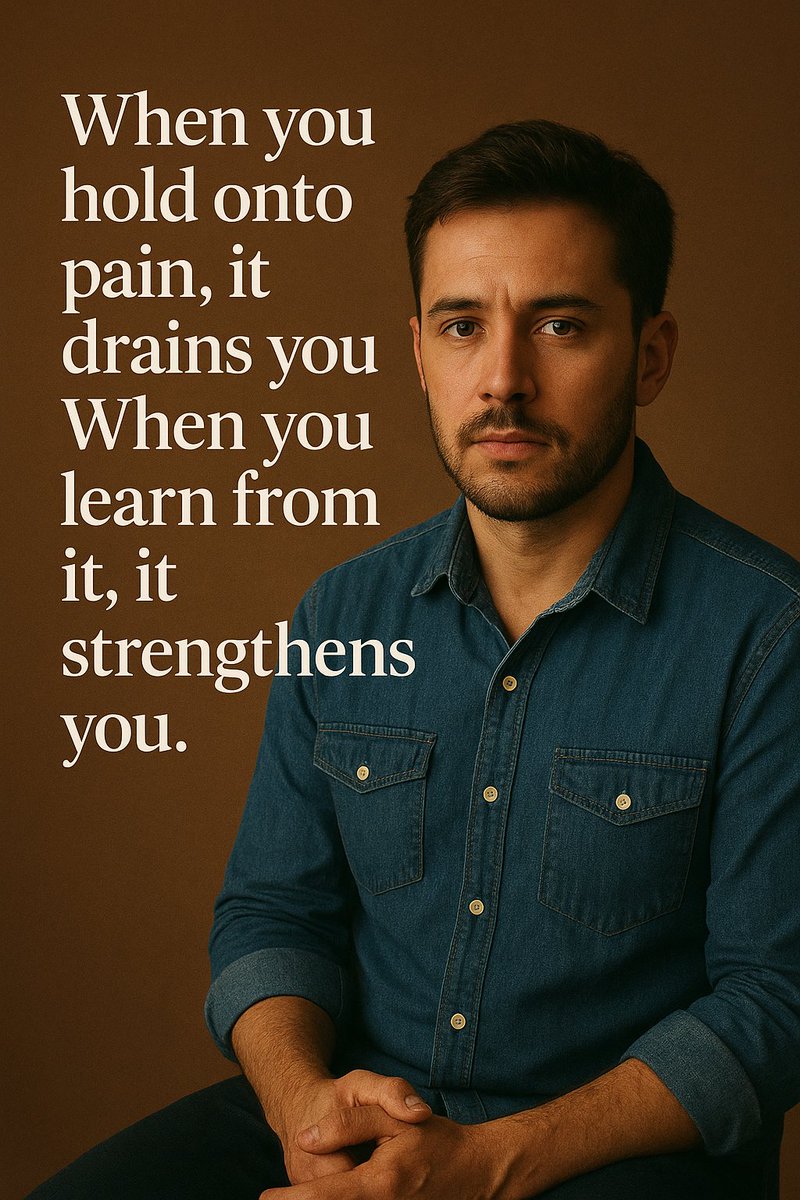 When you hold onto pain, it drains you. When you learn from it, it strengthens you.