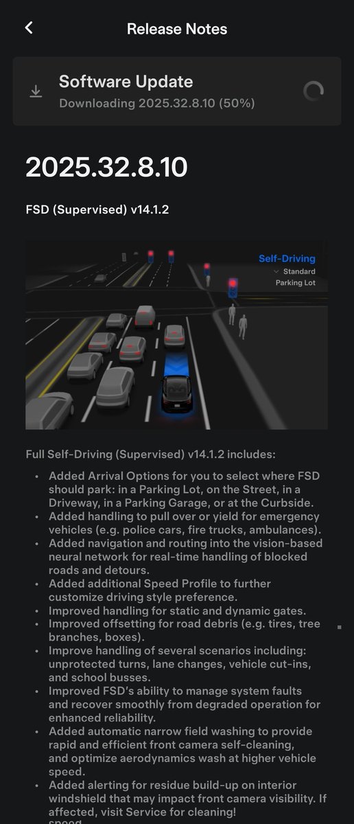 DirtyTesLa's tweet image. FSD 14.1.2 is downloading! The new feature is Mad Max mode!