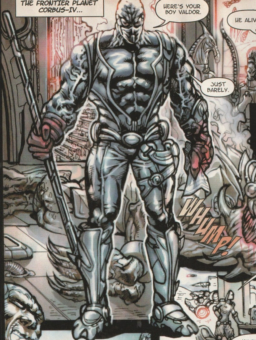 I’ve received so many direct messages about my previous post that I’ve decided to turn it into a contest! 
Here’s one of the most badass pics of Zen you’re likely to find anywhere outside of L’Amour Supreme’s iconic version of our blue-skinned bounty hunter. It was part of a