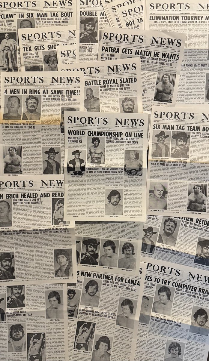 Well I claim I’m not looking but  I came across a complete set of 1974 North Side Coliseum (before moving to Will Rogers)  programs and couldn’t pass them up.  I’ve commented on here about ‘74 many times through the yrs so it’s crazy that specific year showed up at a local