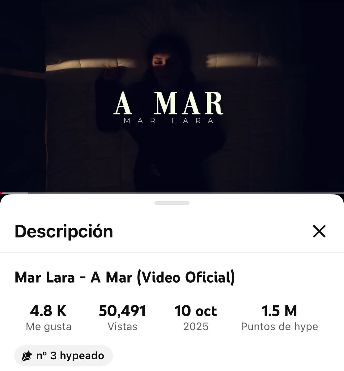 YouTube volvioooo y a seguir con A Mar🤎
🔗 youtube.com/playlist?list=…