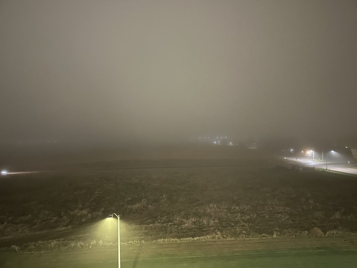 It definitely looks like Halloween right now in Sioux Falls… very spooky!