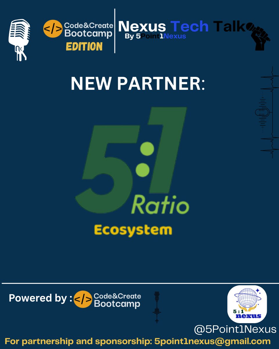 5point1Nexus's tweet image. 🚀 @5point1ratio joins the 5Point1Nexus ecosystem — powered by @codecreatehq .
Together, we’re building a future where faith meets innovation. 🌍
#5Point1Nexus #5Point1Ratio #CodeAndCreate #HalalInnovation