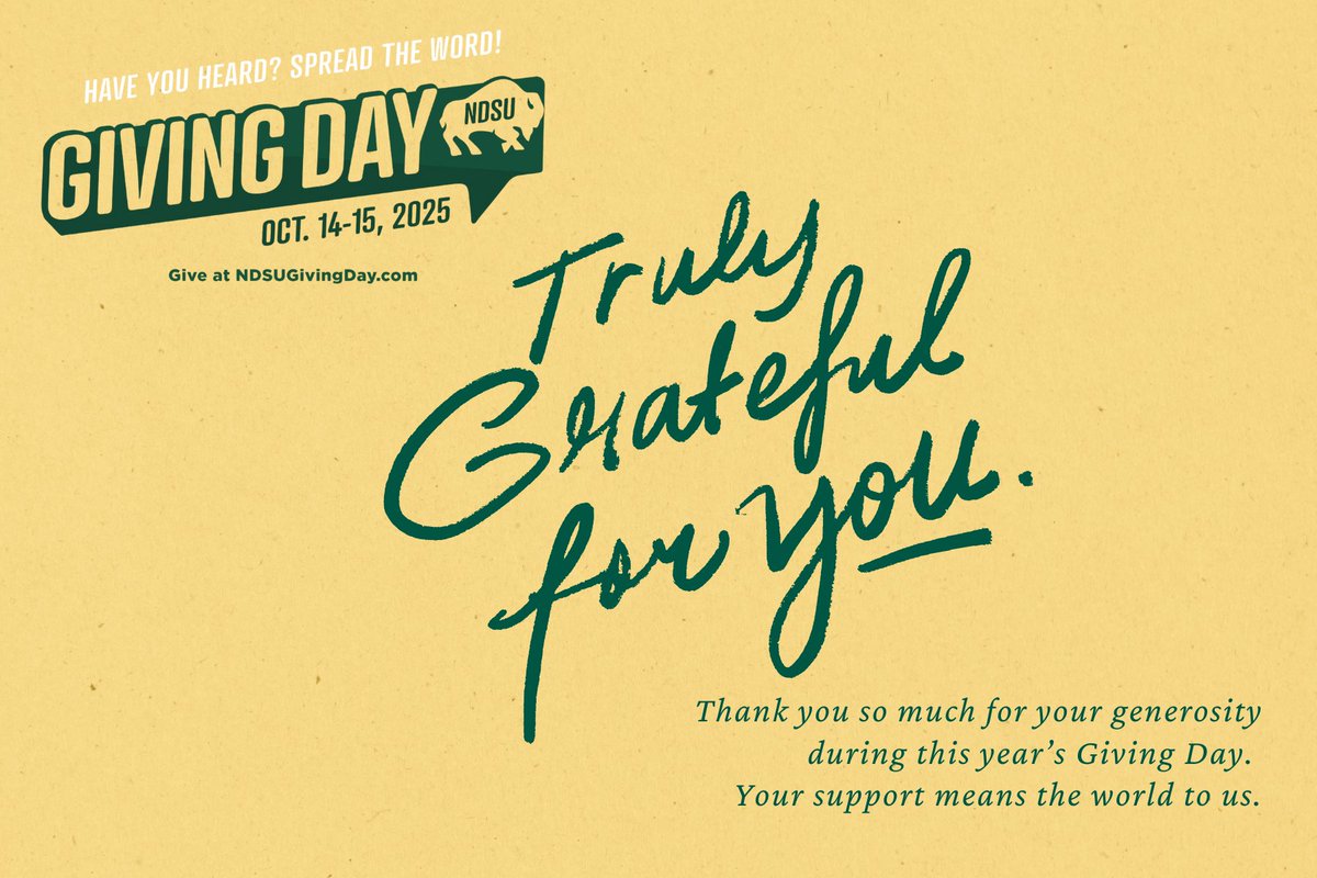Thanks to all the donors for this year's Giving Day!!