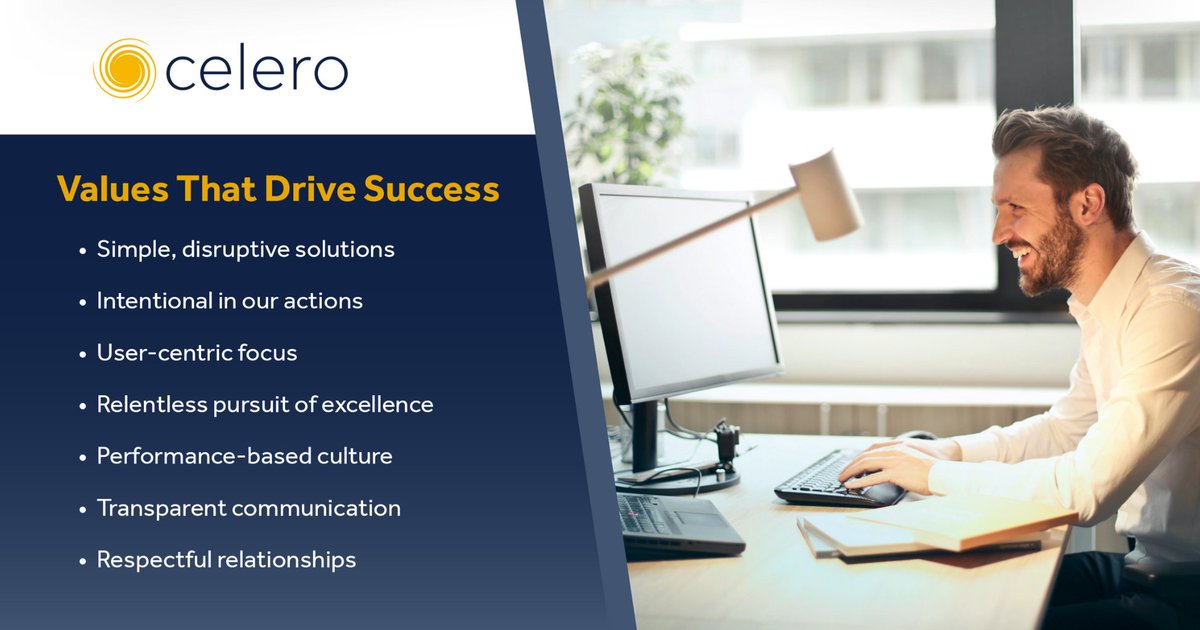At Celero, we champion growth, creativity, and real connection. Whether you're in sales, operations, marketing, or finance, you’ll make an impact. We're proud of our culture of excellence, collaboration, and fun.  hubs.ly/Q03Jzm8h0 #FintechCareers #CeleroCommerce