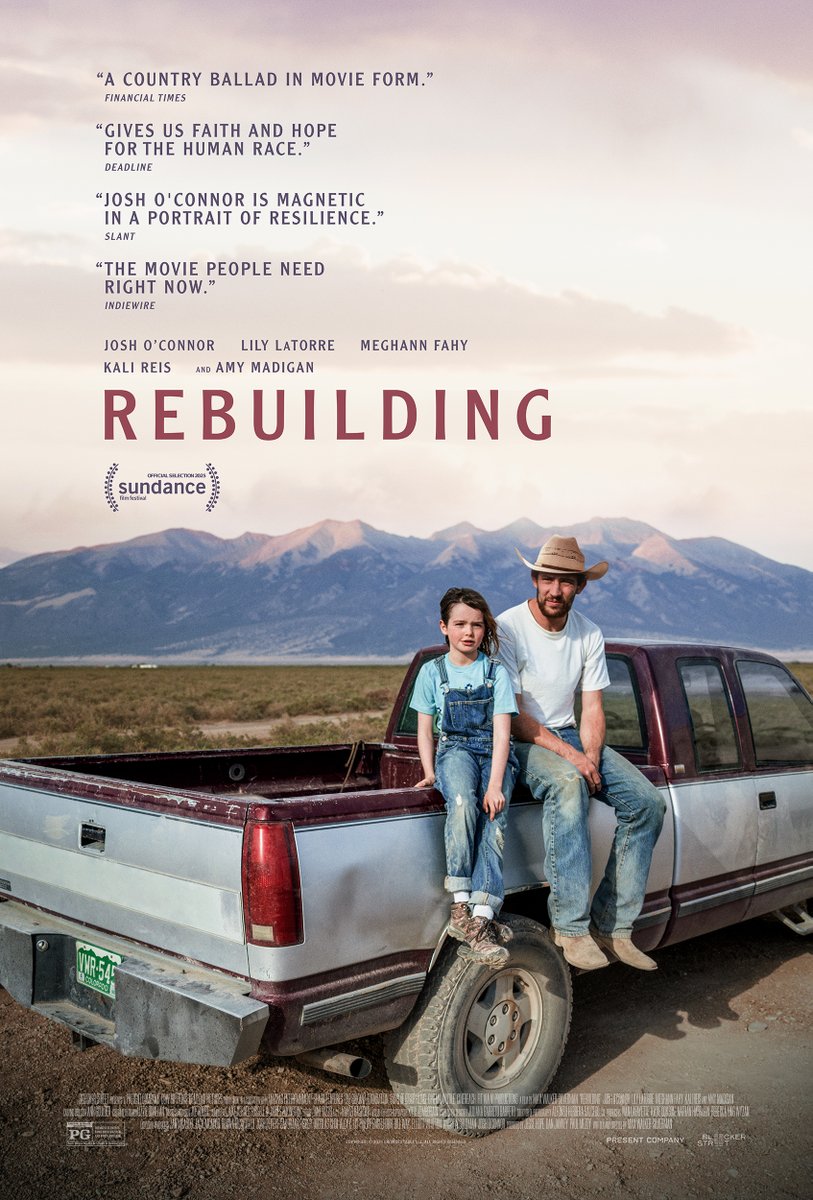 Like "a country ballad in movie form", REBUILDING captures the ache and beauty of starting over. Watch trailer here: youtu.be/Gz39qO--3LE