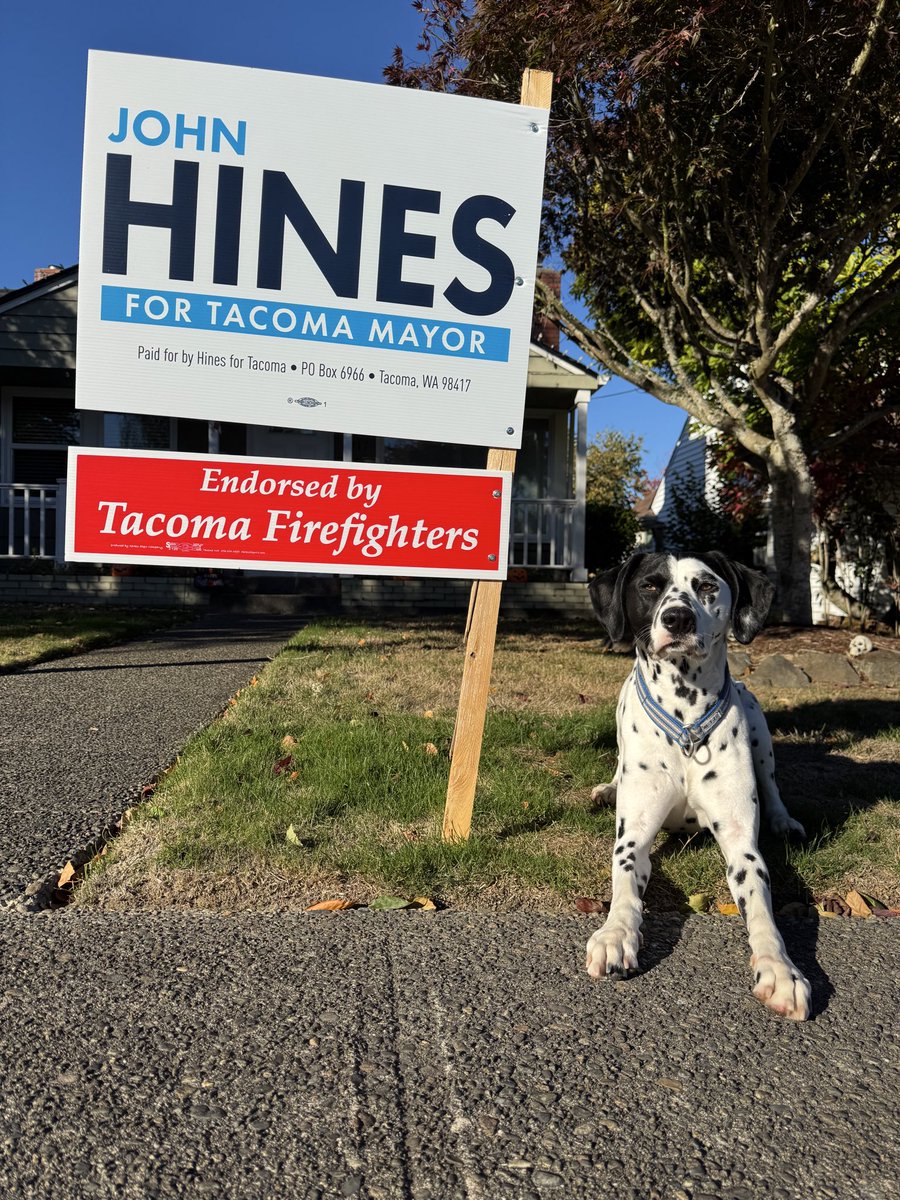 IAFFLocal31's tweet photo. Nov. 4 #Tacoma will pick its new mayor. Your Tacoma firefighters are all in for @hinesfortacoma because he has shown up &amp;fought for us time&amp; time again during his tenure on #TacCouncil. He’s battle tested &amp;ready to lead Grit City on day 1 #waelex #TheRealTacomaFD #WeAreTacomaFire https://t.co/Zuf4YTO0HF