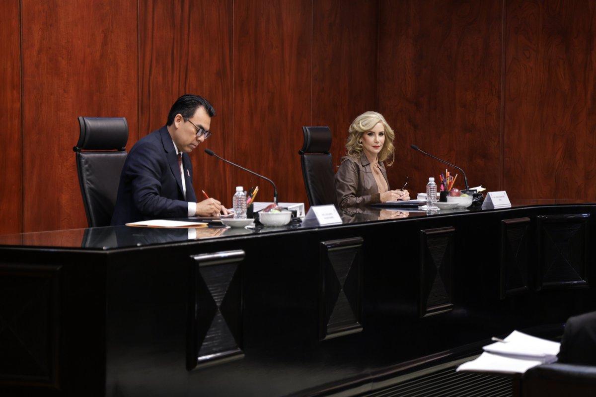 LRomo18's tweet image. 👩🏻‍⚖️👨🏻‍⚖️ Este miércoles sesionamos en el Pleno del @OAJ_Mex.
Con decisiones firmes, impulsamos una justicia más humana y comprometida con #México.
@SCJN @tdjmex @TEPJF_informa
⚖️ #JusticiaParaTodos #NuevoPoderJudicial