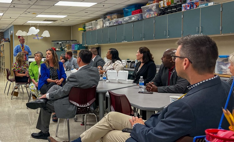 clevecityschool's tweet photo. We were honored to welcome the Tennessee Department of Education team to Cleveland City Schools today. Thank you for taking time to see how we’re supporting our students and families every day. 💙
#BuildingChampions #BuildingCommunity #ChooseCleveland https://t.co/HnNWbm78Wm