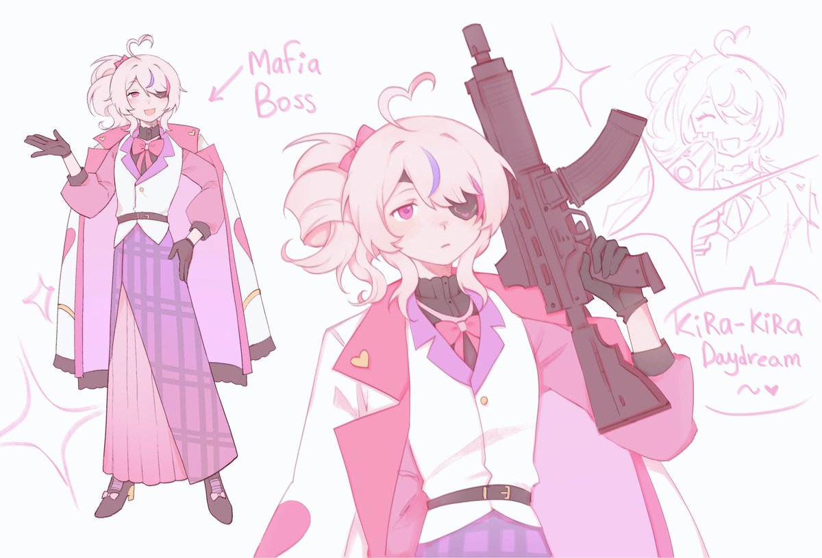 #nijitober25
(#MariArtte)
Day 10+12! Role swap+weapon!!!❤️‍🩹