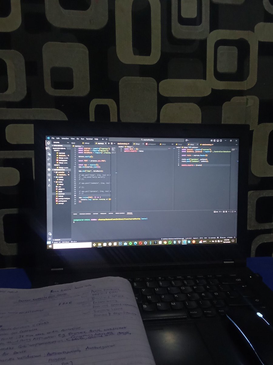 Wascoded_'s tweet image. Trying to figure something out tonight! 🤟
Solve the problem then write the code ✍️🤤
#code #nodejs #debuggingcode