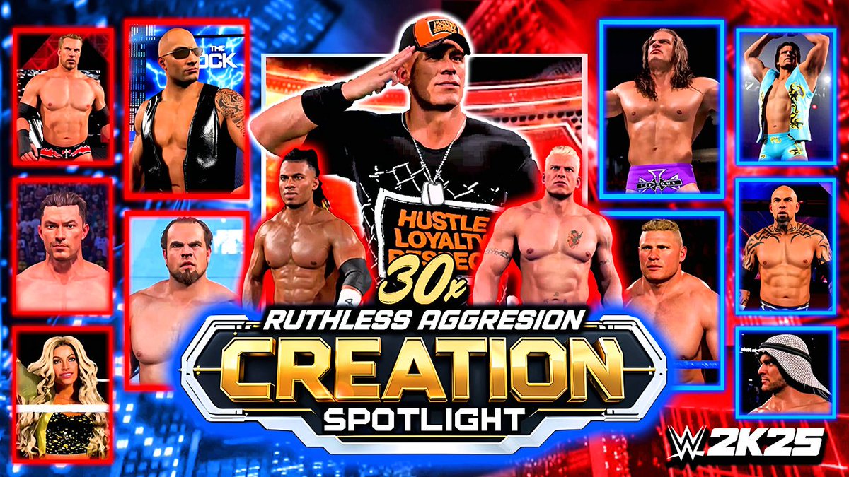 KayfabeConcepts's tweet image. #WWE2K25 30x RUTHLESS AGGRESION Caws❤️‍🔥
BEST of #CommunityCreations Spotlight (so far...)
1080p 60FPS👉youtu.be/o7ghfVlOmUE