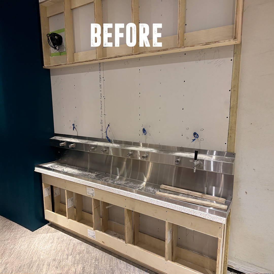 GS_Draft's tweet image. New install alert! 🚨 East Point, GA just got a major upgrade: check out the before and after of this 6-tap hybrid draw system. Color, tech, and expert install. The power of self-pour is real. 

#gsdraft #BeerTap #DraftSystem #EastPointGA #ipourit