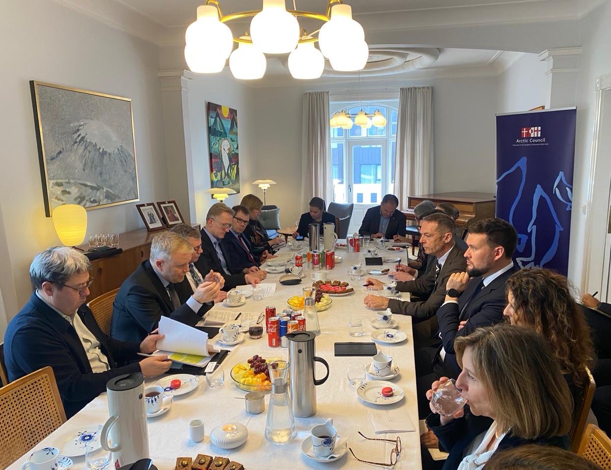 Presentation today in #Reykjavik of the Kingdom of Denmarks chairship of the #Arctic Council 2025-2027. Thanks to all participants for the engagement. <a href="/ArcticCouncil/">Arctic Council</a>