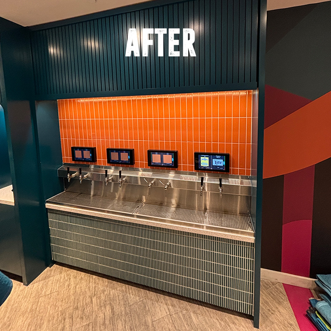 GS_Draft's tweet image. New install alert! 🚨 East Point, GA just got a major upgrade: check out the before and after of this 6-tap hybrid draw system. Color, tech, and expert install. The power of self-pour is real. 

#gsdraft #BeerTap #DraftSystem #EastPointGA #ipourit