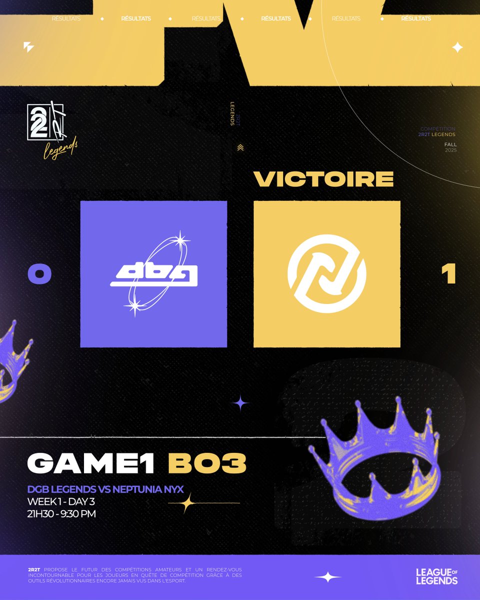 1-0 pour <a href="/NeptuniaEsports/">NEPTUNIA</a> dans ce BO3 !