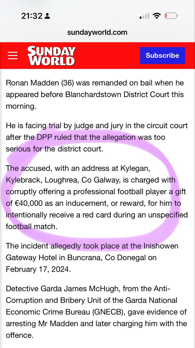He was definitely only 3rd in in the "Person from Loughrea Mostly Likely To Be Done For Match Fixing" market <a href="/quarterfirst4/">Colonel Braxton | WE WIN</a>