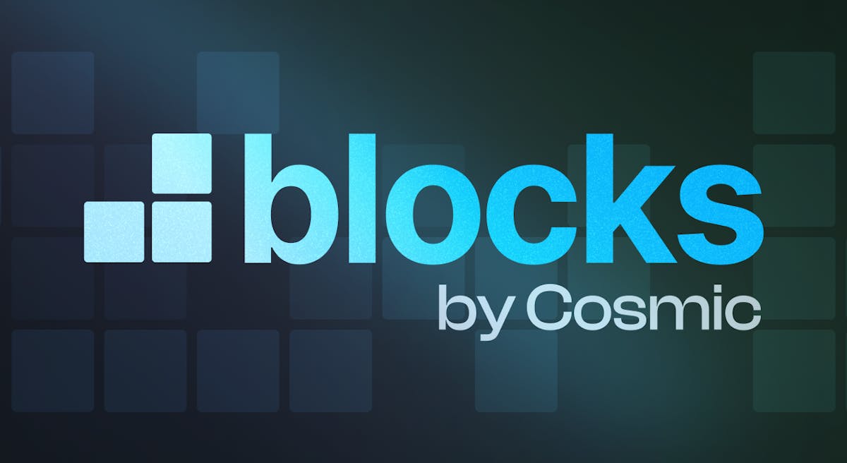cosmicjs's tweet image. Looking to build your next website faster? Blocks gives you ready-to-use components powered by @CosmicJS. Landing pages, blogs, galleries - all the essential features you need.
cosmicjs.com/integrations/b…