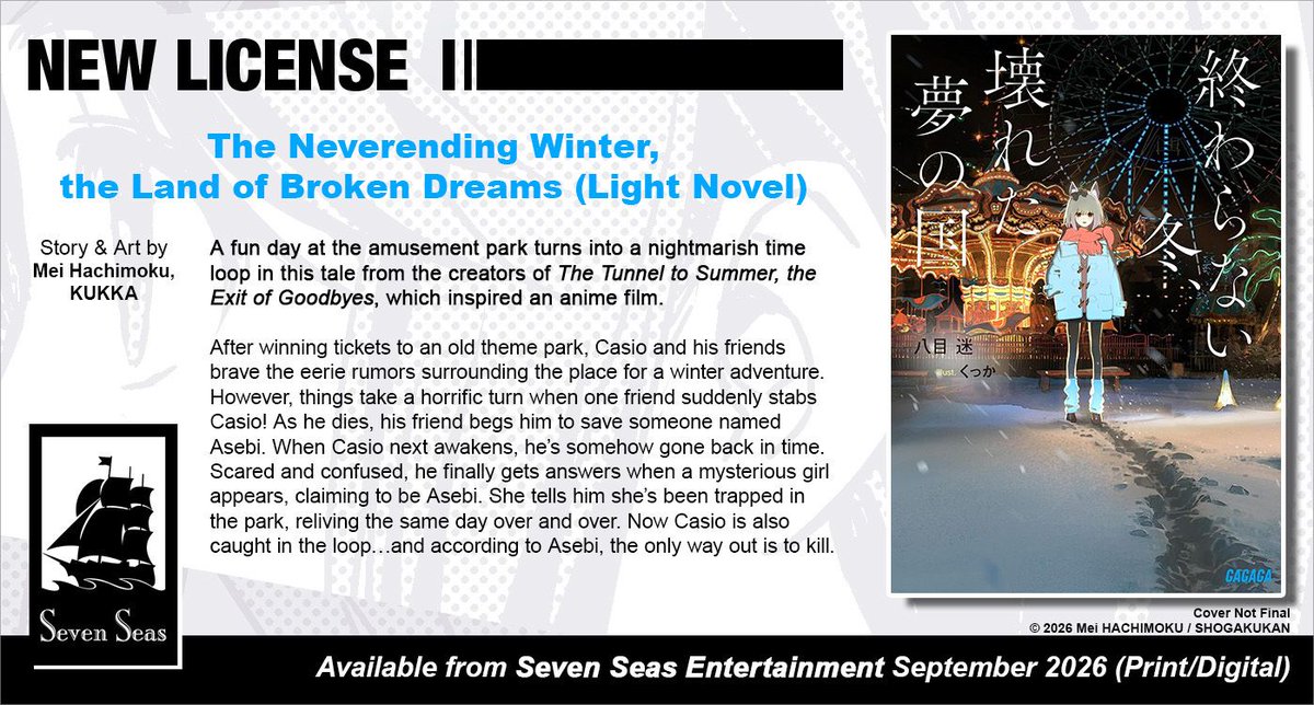 Seven Seas Entertainment tweet media