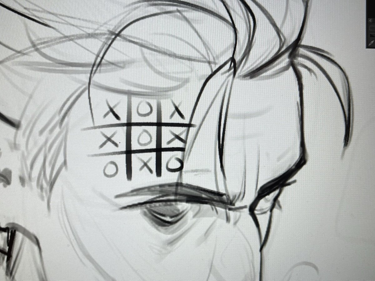 drawing silco and played tic tac toe on his large forehead with my frienf 🔥