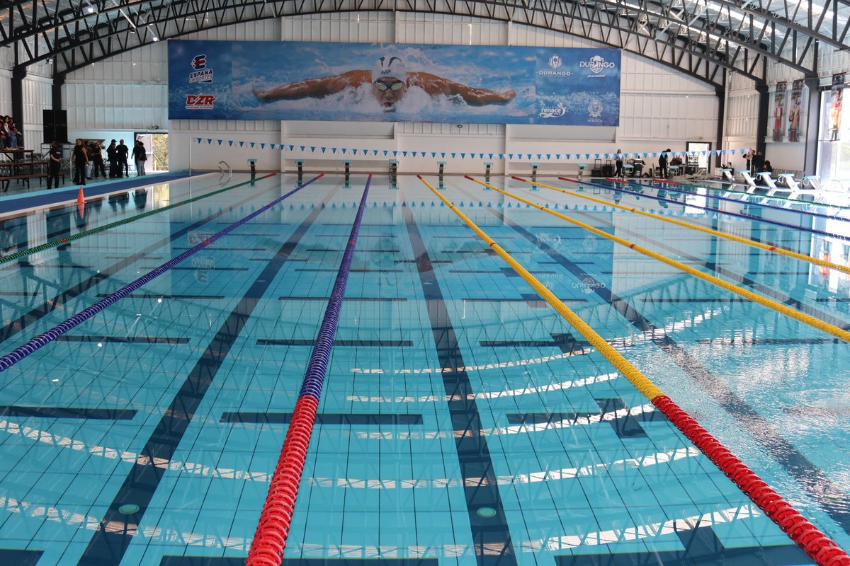#Durango avanza con espacios que promueven el deporte y la convivencia familiar. ✅

🏊‍♂️ Celebramos la reinauguración de la Alberca Olímpica 450, símbolo de bienestar y desarrollo para nuestra comunidad.