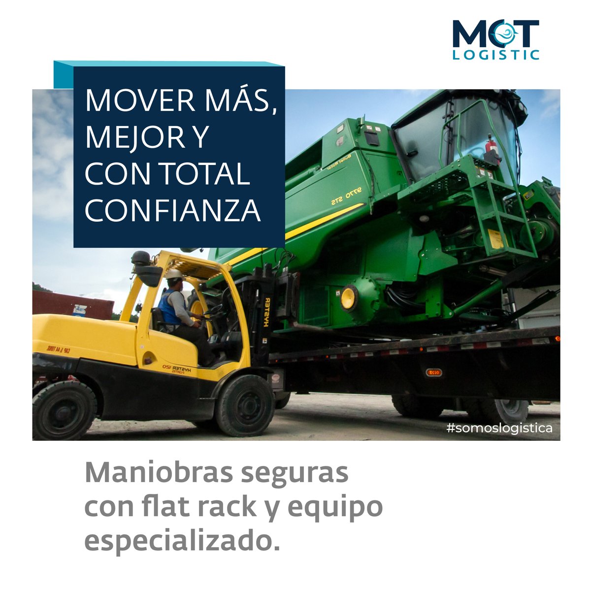 🛠️🚛 En MCT Logistic sabemos que mover grandes volúmenes requiere precisión y experiencia.

Ofrecemos maniobras especializadas para carga sobredimensionada, con maquinaria robusta, personal calificado y protocolos de seguridad en cada paso.