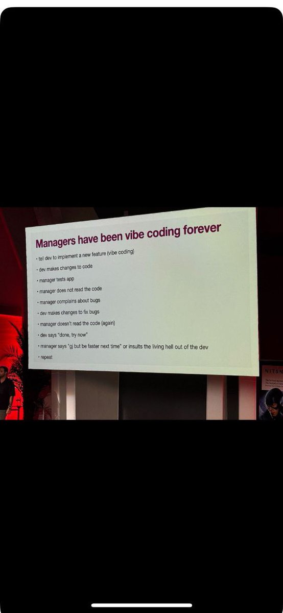 Managers have been vibe coding forever