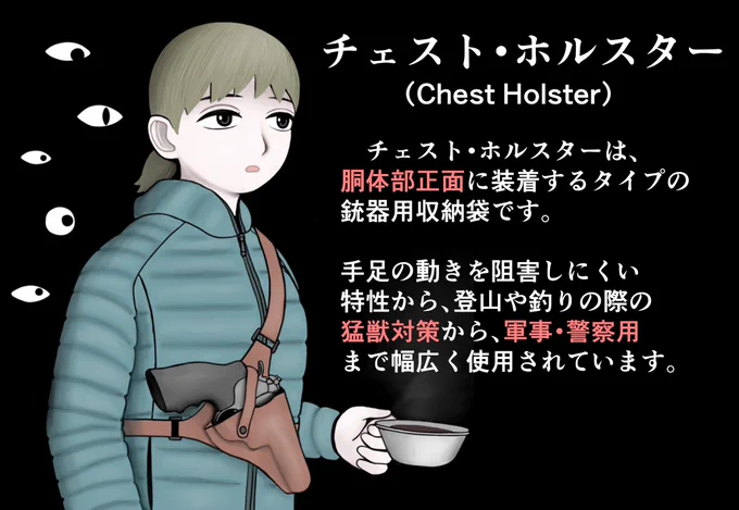 チェストホルスター 
