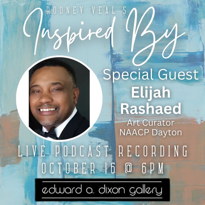 Don't miss out - get your FREE tickets to a live recording of Rodney Veal's Inspired By on Thursday, October 16 at the Edward A. Dixon Gallery with help from Core 4. Learn more: eventbrite.com/e/rodney-veals… #pbs #arts #localpbs #naacp