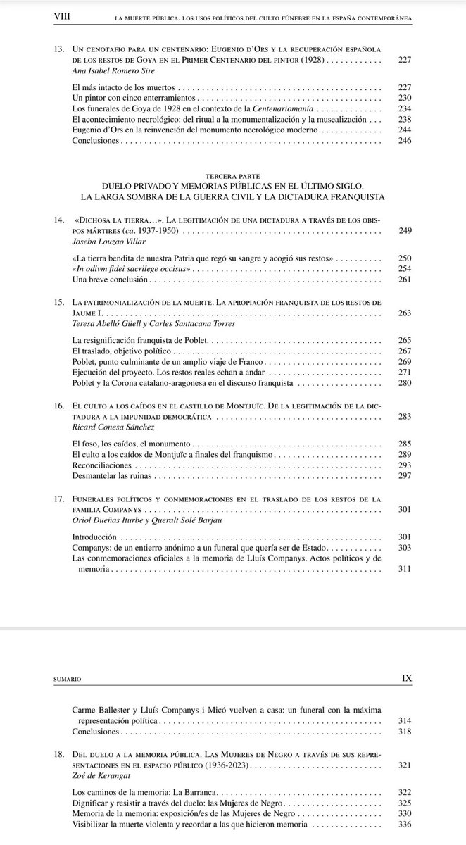 LA MUERTE PÚBLICA
Los usos políticos del culto fúnebre en la España contemporánea
David Cao Costoya (Editor) , Stéphane Michonneau (Editor)
comares.com/libro/la-muert…
dialnet.unirioja.es/servlet/libro?…
<a href="/jrocavernet/">Jordi Roca Vernet</a> <a href="/nuriamima/">Núria Miquel</a> <a href="/EduardoYgueras/">Eduardo Higueras Castañeda</a> <a href="/JTorrents_Junca/">Joan Torrents-Juncà</a> <a href="/almacruzate/">Alba</a> <a href="/j_louzao/">Joseba Louzao</a> <a href="/lluis_cv/">Lluís Coromina Verdaguer</a>