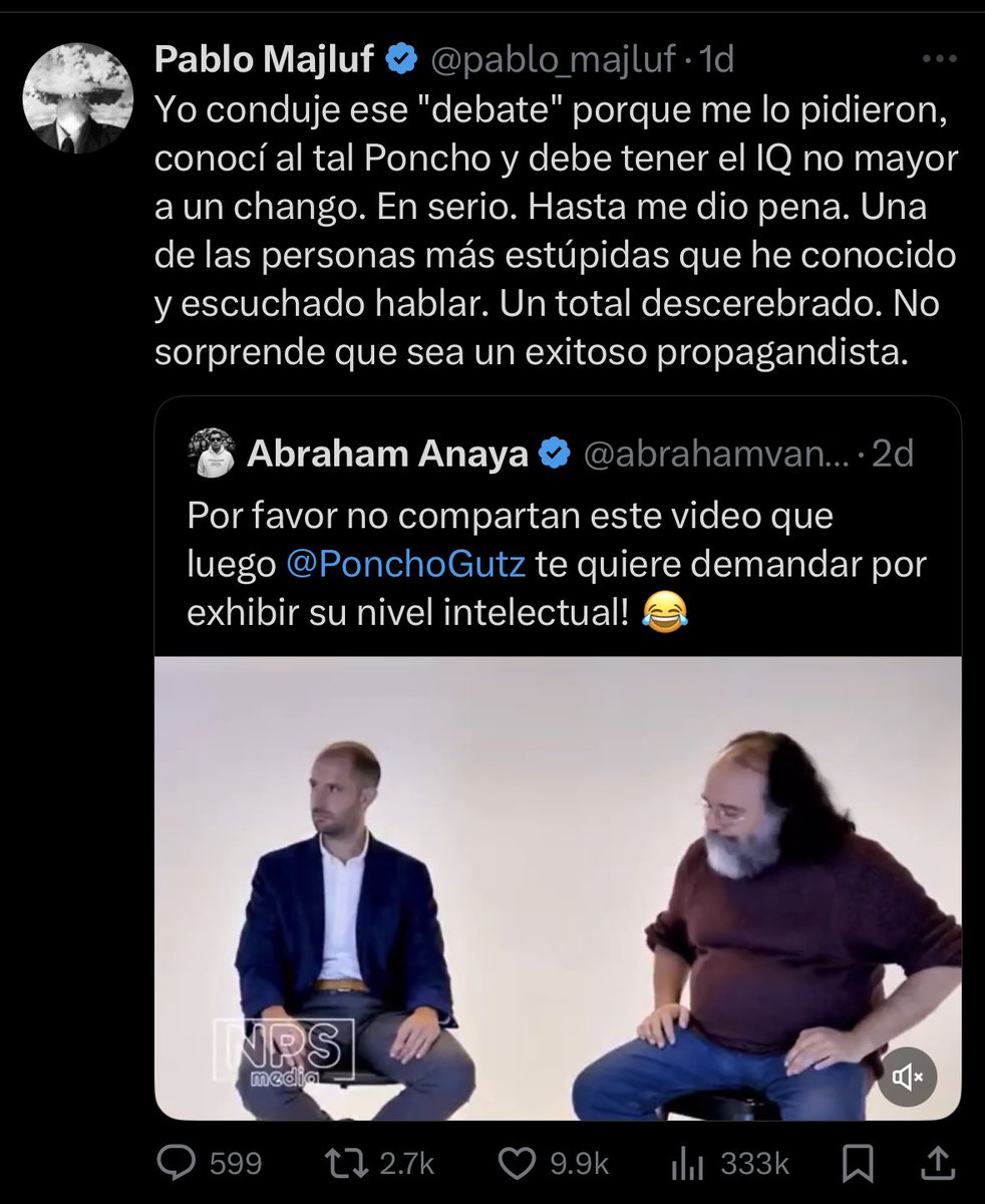 Consteeeeee no lo digo, lo dicen todos, todos los que usan el cerebro.