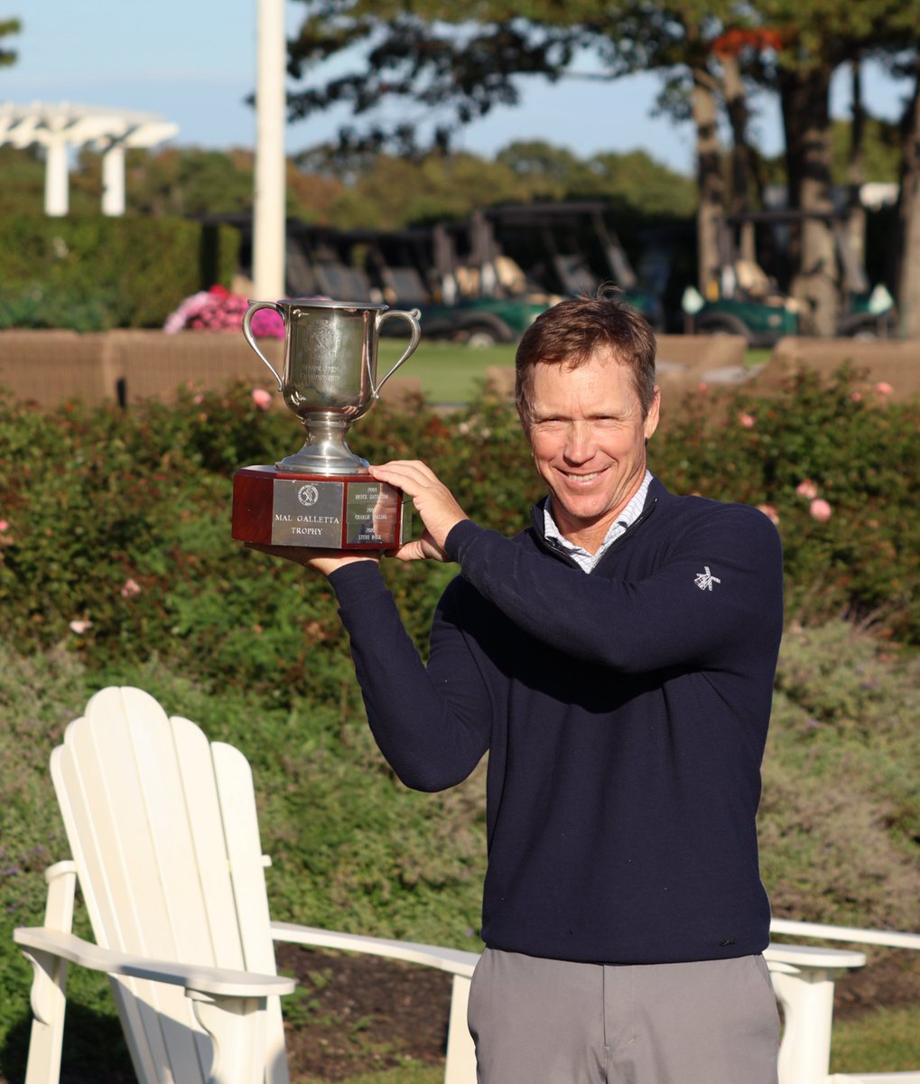 Congratulations to Louis de Kerillis on winning the Long Island Senior Open Championship sponsored by Steve Madden at Colonial Springs Golf Club!

Louis de Kerillis finished as the only player under par!

Leaderboard: bit.ly/3IWfXqz