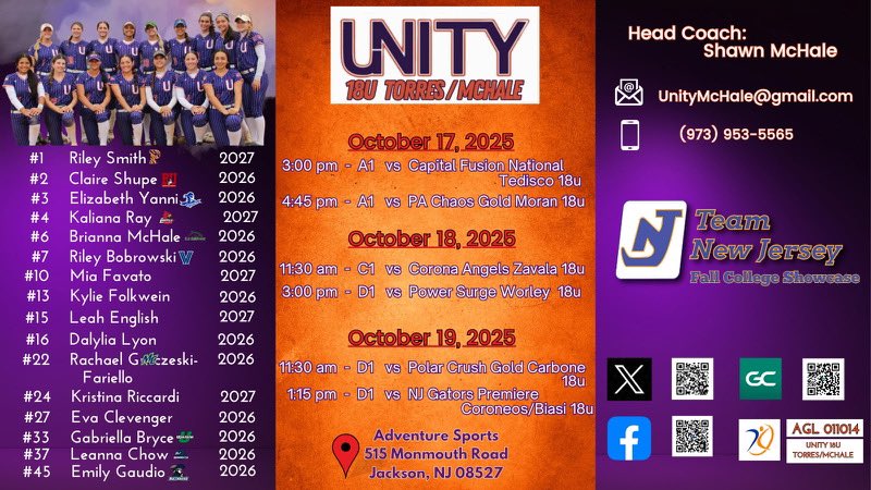 Fall Schedule, Love This Team!!💜🧡

<a href="/LouisvilleSB/">Louisville Softball</a> <a href="/UnityMchale/">UNITY 18U Torres/McHale</a> <a href="/S_McHale12/">Shawn</a> <a href="/SoftballFitch/">Fitch Softball</a>