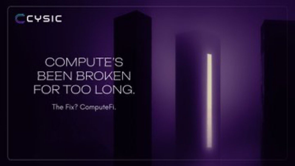 everywhereweb3's tweet image. Compute has been broken for decades.
It was:
- Expensive
- Centralized
- Rent-only
- Gatekept
Until @cysic_xyz .
Welcome to the era of ownable, verifiable, and programmable compute.
Welcome to the era of ComputeFi.
