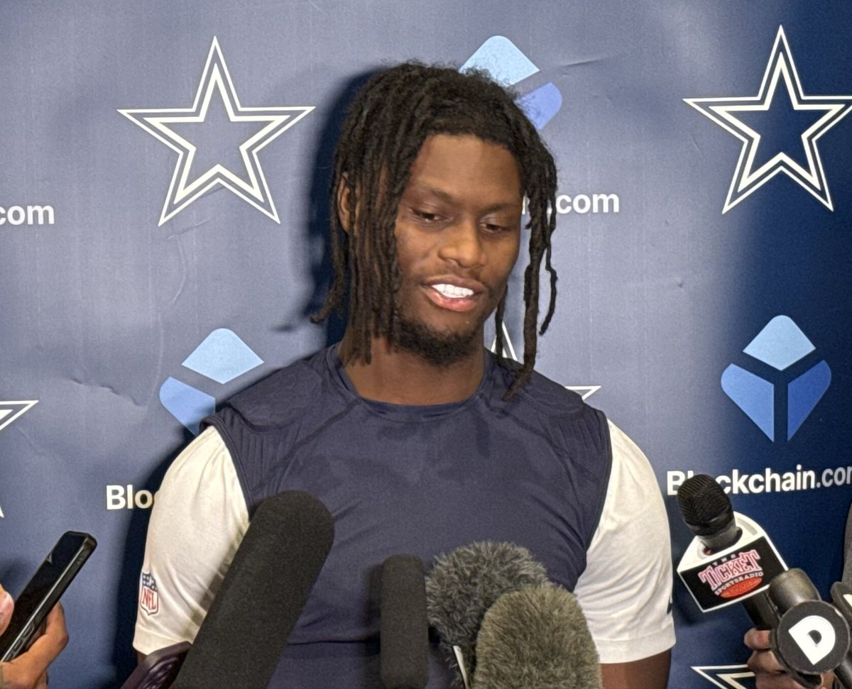 Cowboys WR George Pickens on if he’d be open to staying in Dallas long term: “I wouldn’t mind it. The guys in the locker room are super cool, the energy is great. I always want to showcase my talents.”

On what’s most important to him in regards to his NFL future: “Definitely winning. Just because that’s been my resume the whole time. I won in high school, I won at Georgia. Definitely winning, I always think about winning.”