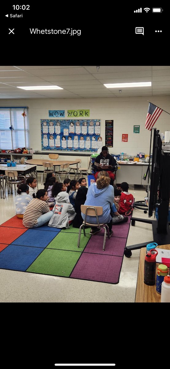 Yesterday, our student athletes went out to our cluster elementary schools for some reading!!! Love our cluster! Love our village🧡💙 <a href="/NadyaBriggs/">Nadya Briggs-WMHSAP</a> <a href="/MsRoberson_WMHS/">Veena Roberson</a> <a href="/WMHS_SBA/">Edwin Solano</a> <a href="/AP_DrValverde/">Francisco J. Valverde-Daniels -WMHS AP</a> <a href="/WMRinePTSA/">Watkins Mill HS PTSA</a> <a href="/WMHSAPWiggins/">Rines Assistant Principal Wiggins</a> <a href="/PrincipalDWA/">David W. Adams,</a> <a href="/CSMCPS_Leader/">Hope L. McGuire</a> <a href="/mcpsAD/">Jeff Sullivan</a> <a href="/MCPSAthletics/">MCPS Athletics</a>