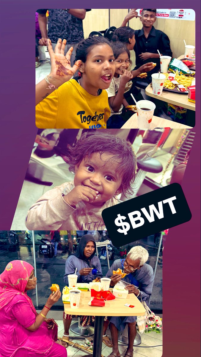 bwtonsol's tweet photo. Every smile tells a story.
From a child enjoying their first hot meal π², to an elderly woman finding a safe home π β $BWT is transforming lives one act of kindness at a time.
Compassion isnβt just felt, itβs shared.
#BWT #BetterWorldToken #CryptoForGood #forbetterworld #changinglives #spreadhappiness
