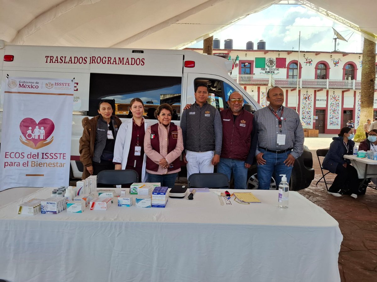 martibatres's tweet image. Ya instalados y brindando atención en Tenango de Doria, Hidalgo. Este equipo está encabezado por el Director de Oficinas de Representación, @RockAvilaISSSTE.