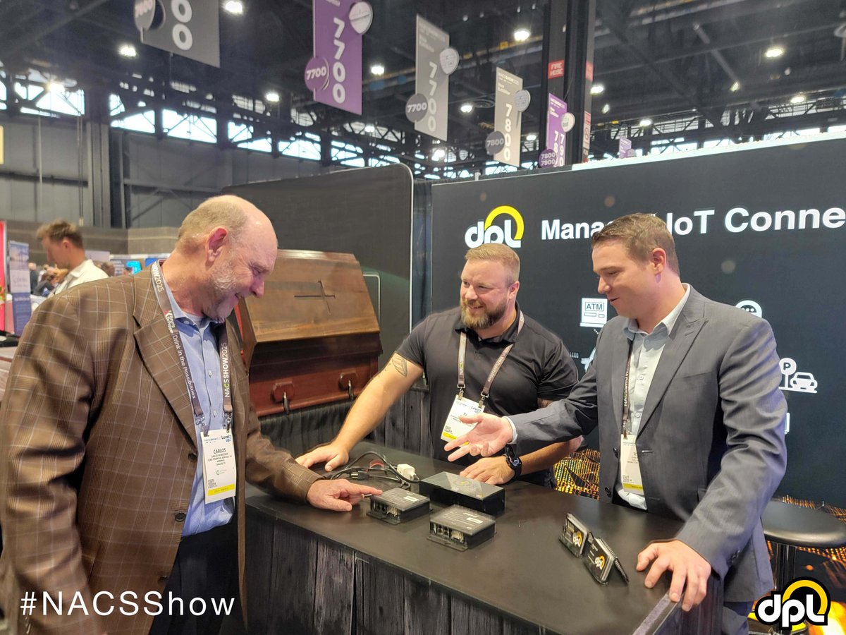 dplwireless's tweet photo. ✨⏰ Still time to catch us before Day 1 wraps up at #NACS2025!
Swing by Booth S7581 in Chicago to check out our latest products &amp; connectivity solutions.

See you soon! 🚀

#Innovation #WirelessSolutions https://t.co/hCC09lk1vd