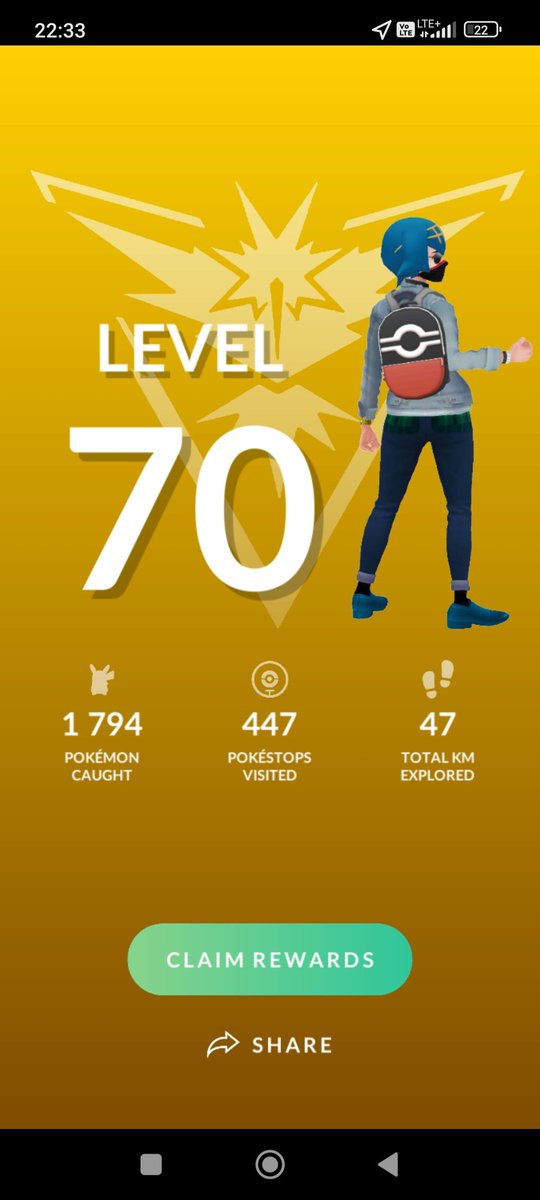 SzeldonMuzg's tweet image. Wreszcie! 🎉💪@garfgor #PokemonGO #LevelUp #Level70